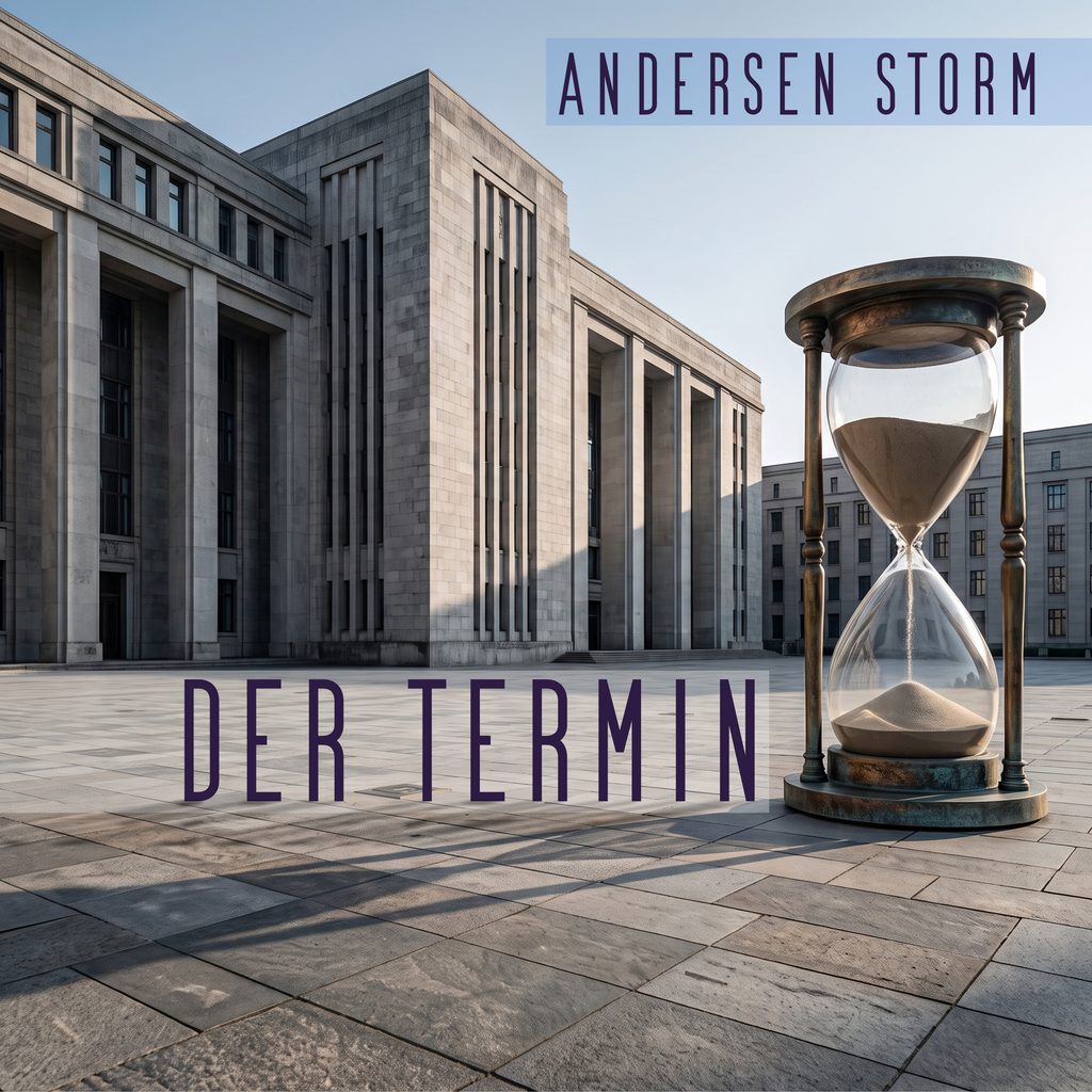 Eine Kurzerzählung von Andersen Storm, gelesen vom Autor. Laufzeit: 1 Stunde 38 Minuten. Erschienen am 23. Oktober 2026.